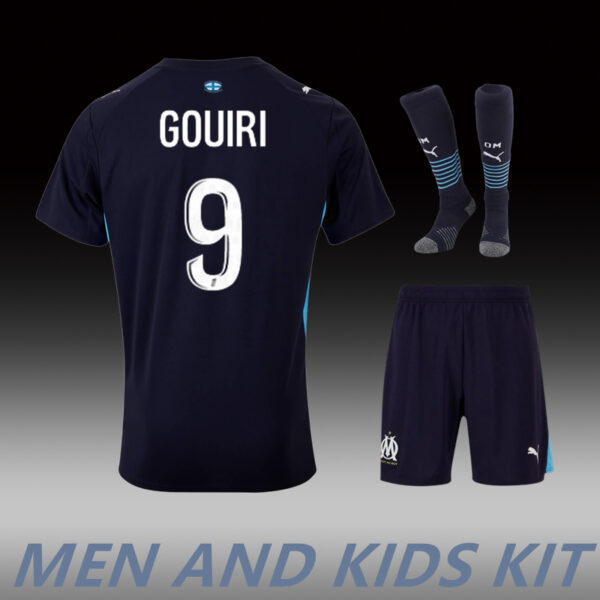 2025-26 MARSEILLE AWAY MEN AND KIDS KIT