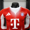 2025-26 BAYERN MUNICH HOME LONG SLEEVE PLAYER VERSION