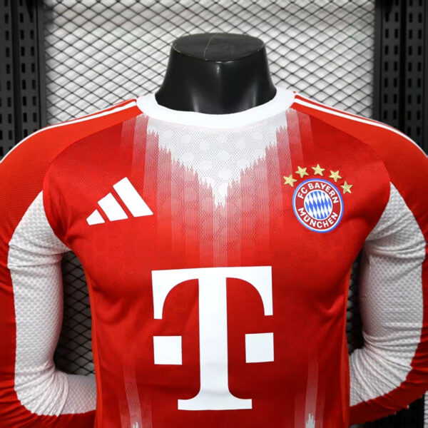2025-26 BAYERN MUNICH HOME LONG SLEEVE PLAYER VERSION