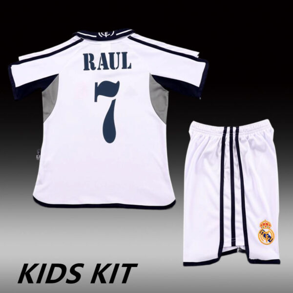2000-01 REAL MADRID HOME KIDS KIT
