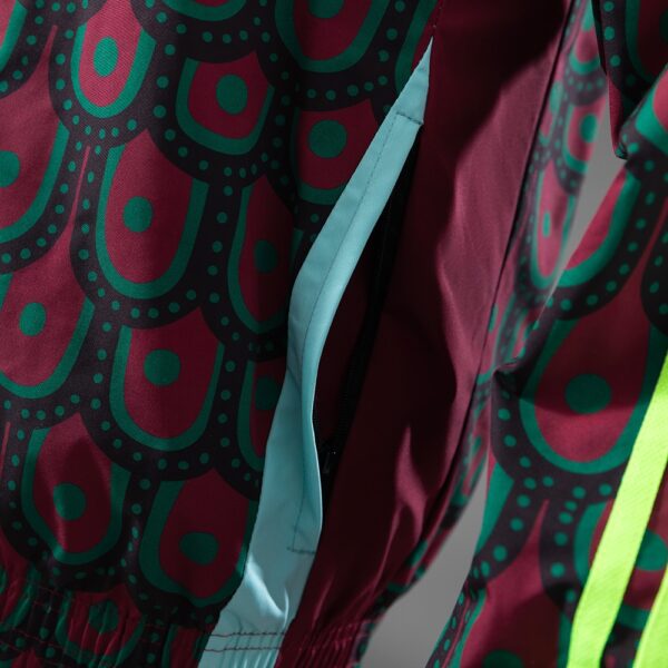 MEXICO REVERSIBLE JACKET WINDBREAKER - RED & SKY BLUE