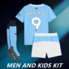 25-26 MANCHESTER CITY HOME MEN AND KIDS KIT