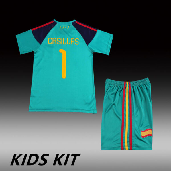 2010 SPAIN GOALKEEPER - BLUE KIDS KIT
