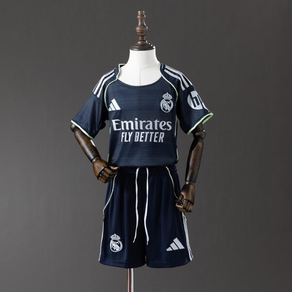 2025-26 REAL MADRID AWAY MEN AND KIDS KIT