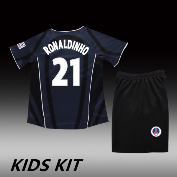 2001-02 PSG THIRD AWAY KIDS KIT