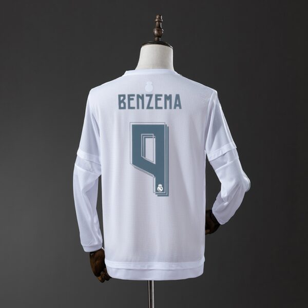 2015-16 REAL MADRID HOME LONG SLEEVES (FAN VERSION)