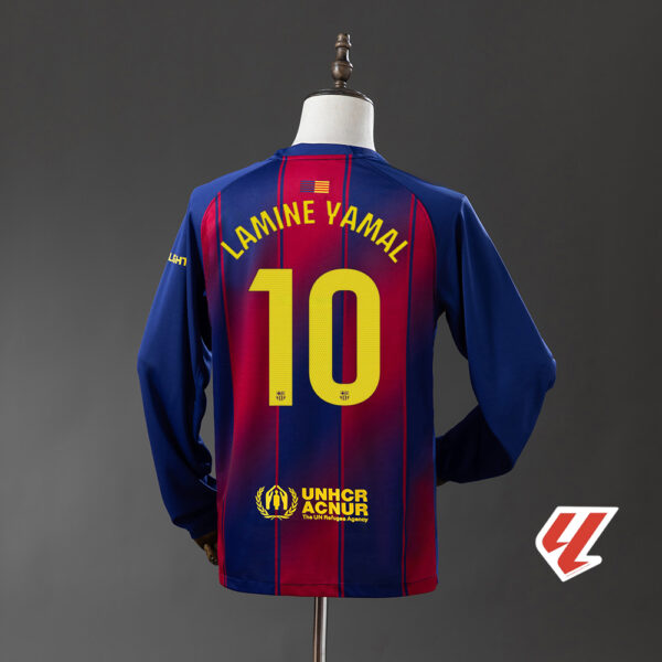 2025-26 BARCELONA HOME LONG SLEEVE (FAN VERSION)