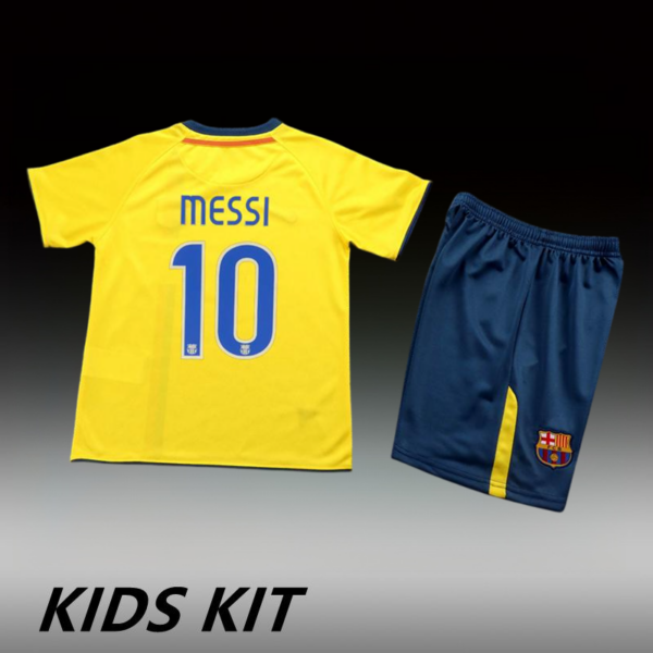 2008-09 BARCELONA AWAY KIDS KIT