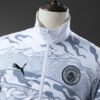 MANCHESTER CITY REVERSIBLE JACKET WINDBREAKER - WHITE & MINT GREEN