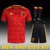 2026 BELGIUM WORLD CUP HOME MEN AND KIDS KIT