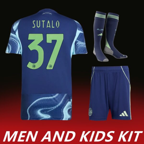 2025-26 AJAX AWAY MEN AND KIDS KIT