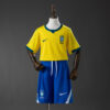 2026 BRAZIL HOME WORLD CUP MEN AND KIDS KIT