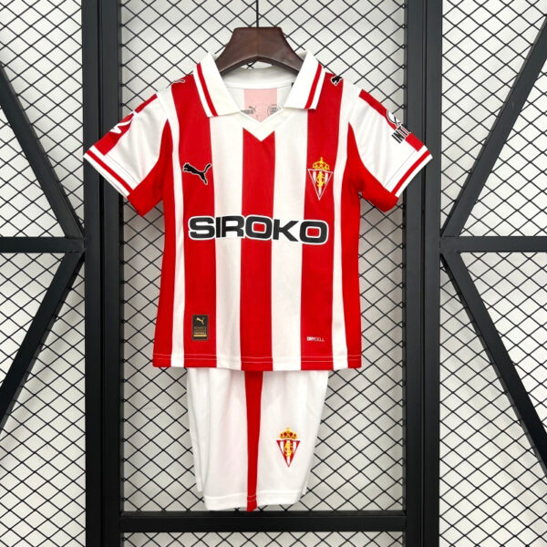 2025-26 SPORTING GIJON HOME KIDS KIT