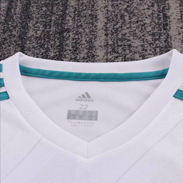 2017-18 REAL MADRID HOME LONG SLEEVE KIDS KIT