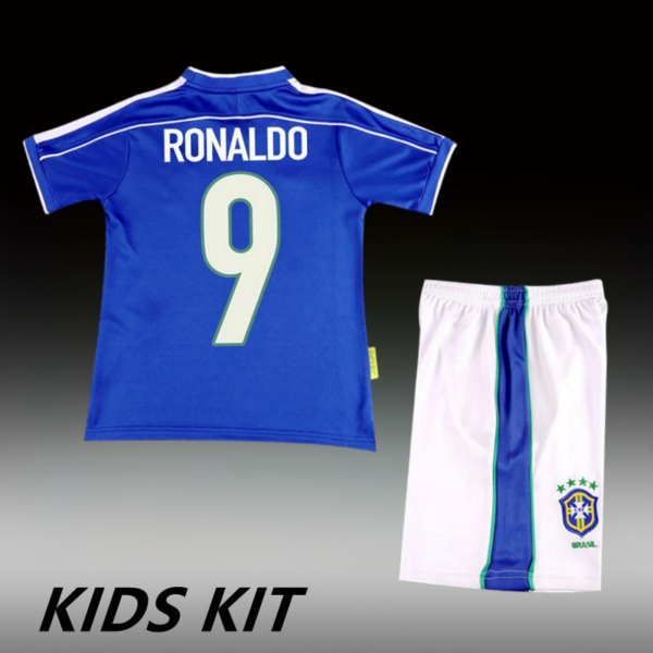 1998 BRAZIL AWAY KIDS KIT