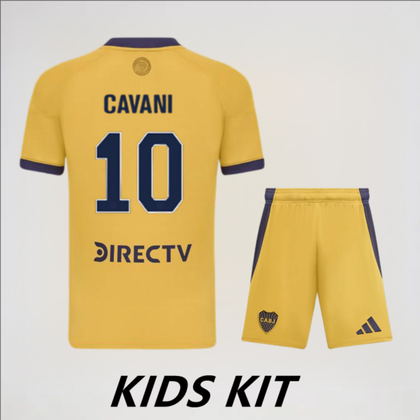 2025-26 BOCA JUNIORS AWAY KIDS KIT