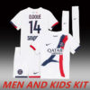 2025-26 PSG AWAY MEN AND KIDS KIT
