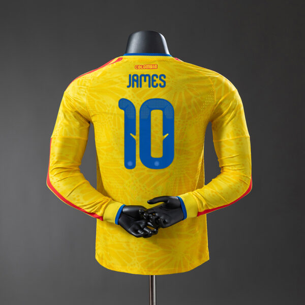 2026 COLOMBIA WORLD CUP LONG SLEEVES HOME（PLAYER VERSION）