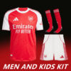 2025-26 ARSENAL HOME MEN AND KIDS KIT