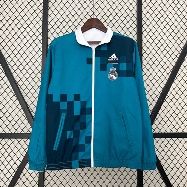 2017-18 REAL MADRID TRAINING WINDBREAKER （DOUBLE SIDED）