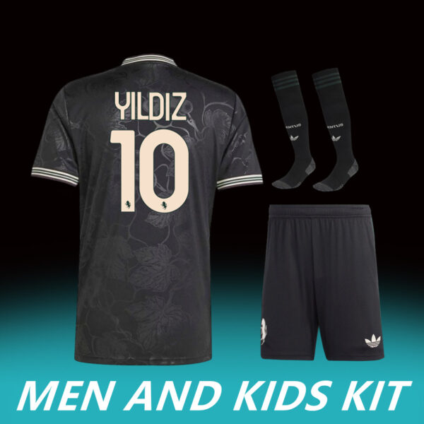 2025-26 JUVENTUS THIRD AWAY MEN AND KIDS KIT