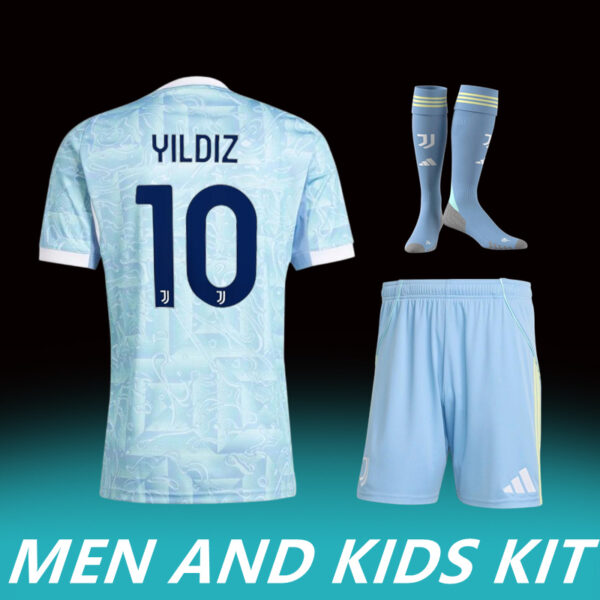 2025-26 JUVENTUS AWAY MEN AND KIDS KIT