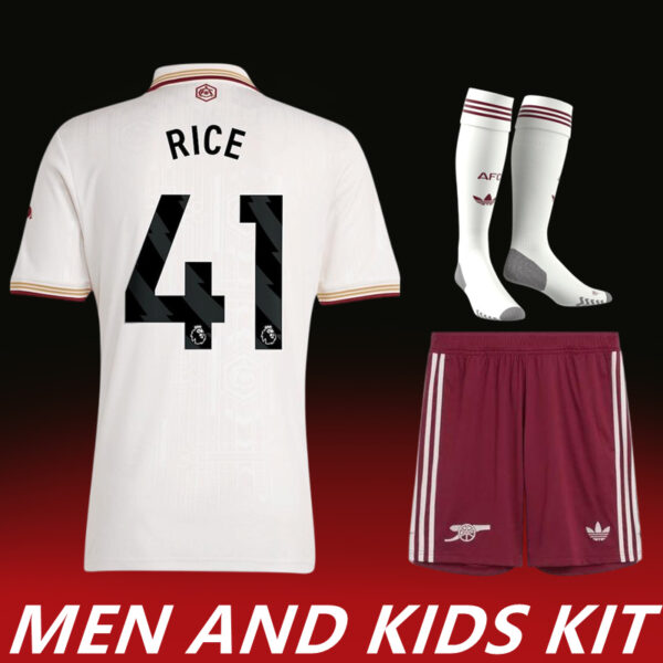 2025-26 ARSENAL THIRD AWAY MEN AND KIDS KIT