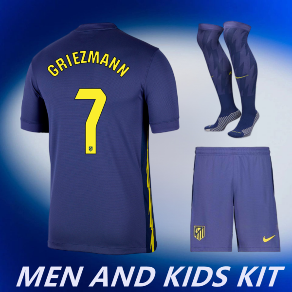 2025-26 ATLÉTICO DE MADRID AWAY MEN AND KIDS KIT