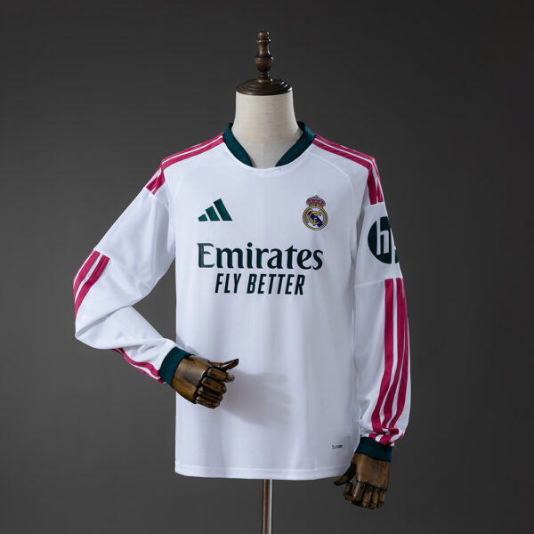 2026-27 REAL MADRID LONG SLEEVE HOME (FAN VERSION)
