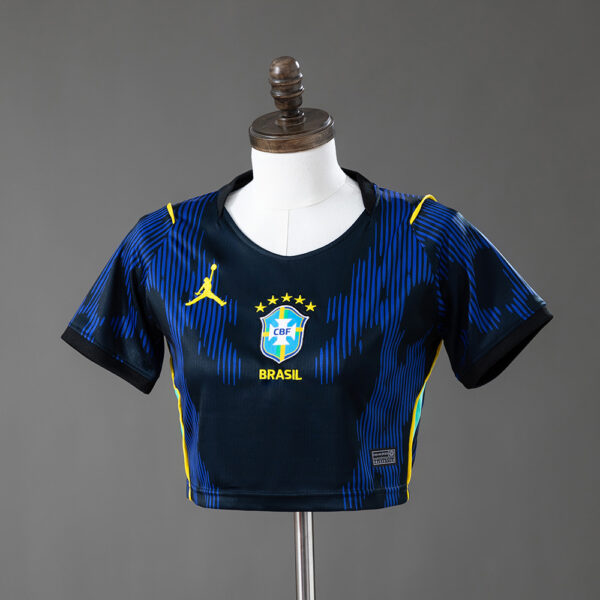 2026 BRAZIL AWAY WOMEN'S CROP TOP STYLE