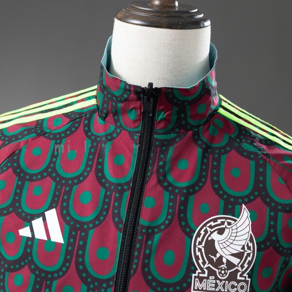 MEXICO REVERSIBLE JACKET WINDBREAKER - RED & SKY BLUE