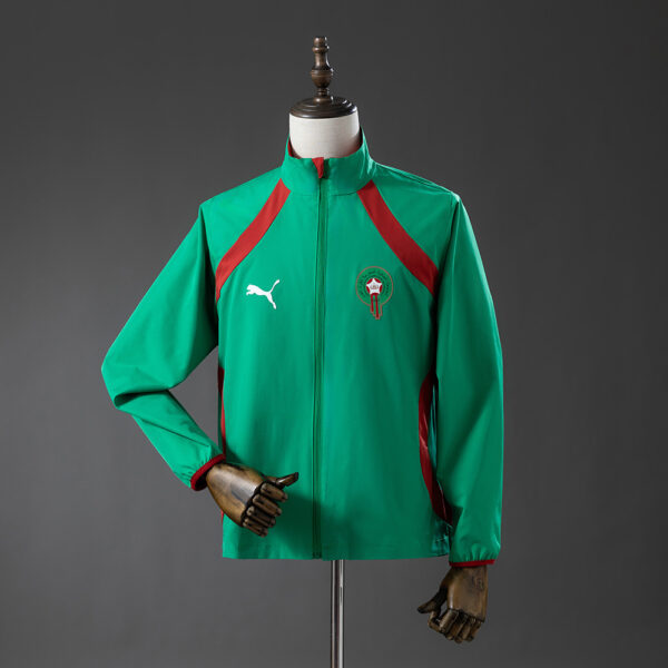 2026 MOROCCO REVERSIBLE JACKET WINDBREAKER - RED & GREEN