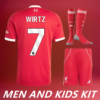2025-26 LIVERPOOL HOME MEN AND KIDS KIT