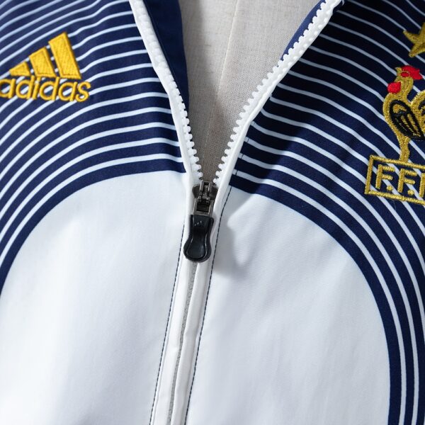 2005-06 FRANCE RETRO WINDBREAKER - WHITE & BLUE
