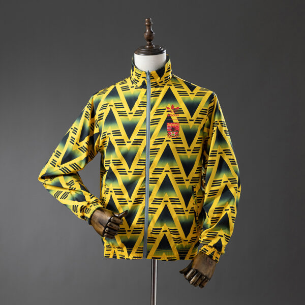 2025-26 ARSENAL REVERSIBLE JACKET WINDBREAKER - YELLOW & GREY