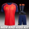 2026 SPAIN WORLD CUP HOME MEN AND KIDS KIT