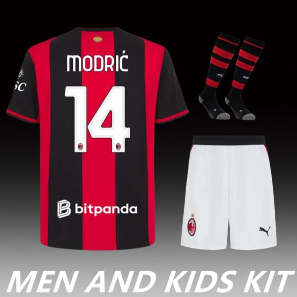 2026-27 AC MILAN HOME MEN AND KIDS KIT