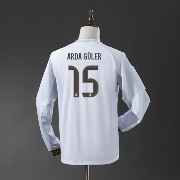 2025-26 REAL MADRID LONG SLEEVE HOME （FAN VERSION）