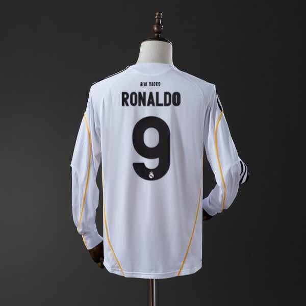 2009-10 REAL MADRID LONG SLEEVE HOME (FAN VERSION)