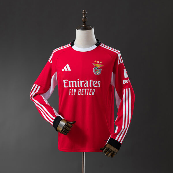 2025-26 BENFICA HOME LONG SLEEVE JERSEY