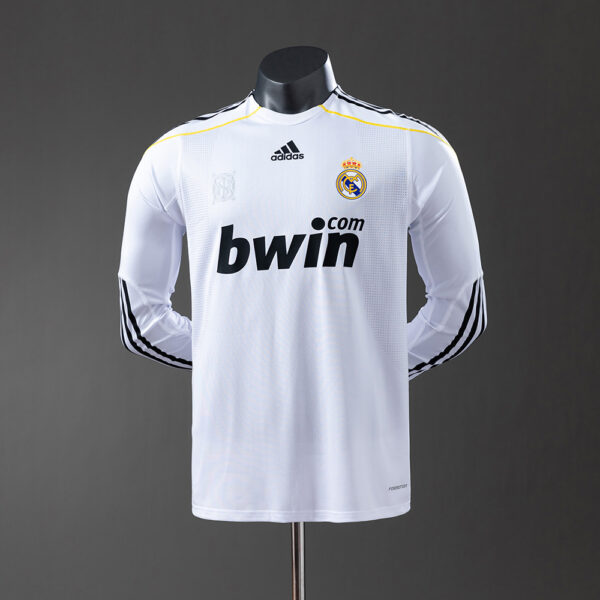 2009-10 REAL MADRID HOME LONG SLEEVE (PLAYER VERSION)