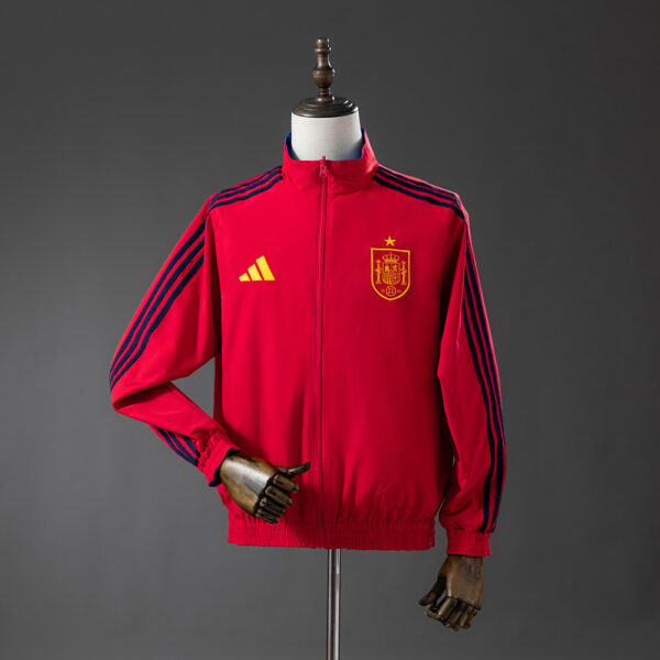 2026 SPAIN REVERSIBLE JACKET WINDBREAKER - RED & BLUE