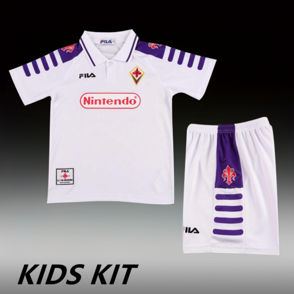 1998-99 FIORENTINA AWAY KIDS KIT