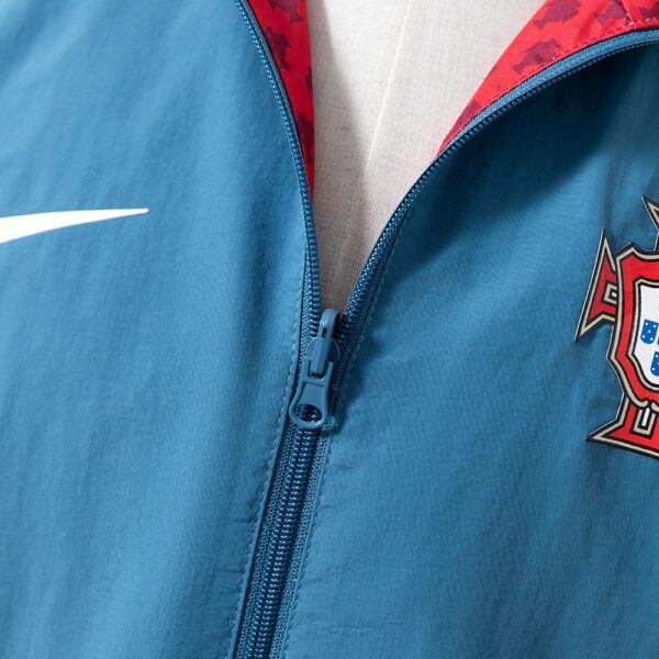 2025-26 PORTUGAL WINDBREAKER REVERSIBLE JACKET - RED & CYAN
