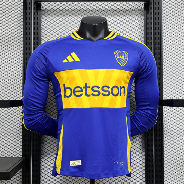 24-25 BOCA JUNIORS HOME LONG SLEEVE PLAYER VERSION