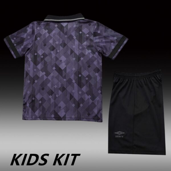 1990 ENGLAND BLACK AWAY KIDS KIT