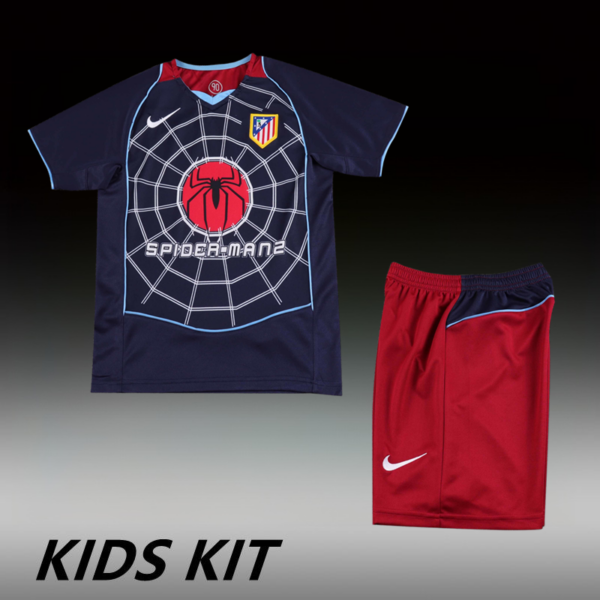 2004-05 ATLETICO MADRID AWAY KIDS KIT
