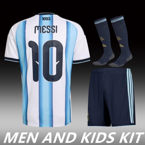 2026 ARGENTINA WORLD CUP HOME MEN AND KIDS KIT