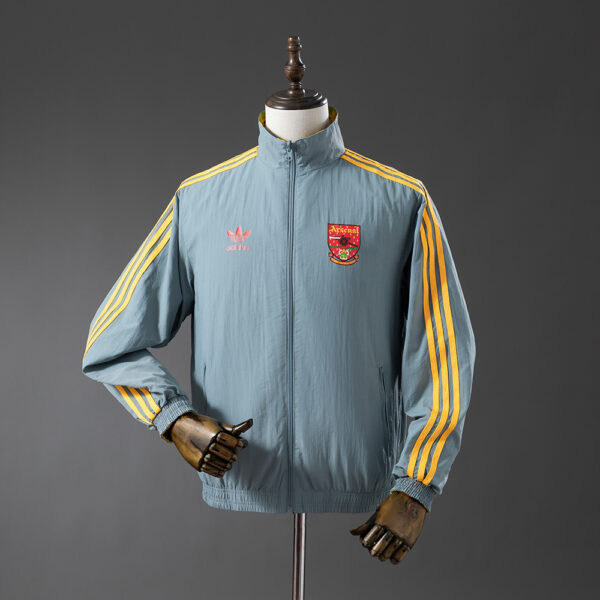 2025-26 ARSENAL REVERSIBLE JACKET WINDBREAKER - YELLOW & GREY