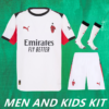 2025-26 AC MILAN AWAY MEN AND KIDS KIT
